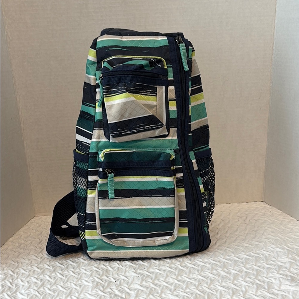 thirty one sling backpack sea stripes